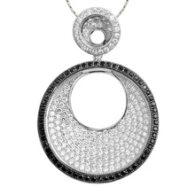 Joyería de plata de la joyería del colgante del círculo 925 de las ventas calientes
